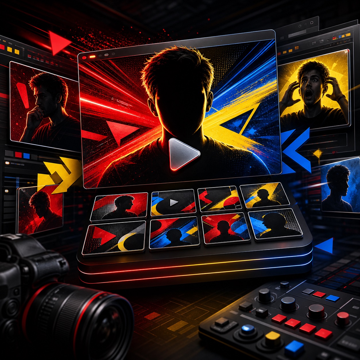 YouTube thumbnail kit visual