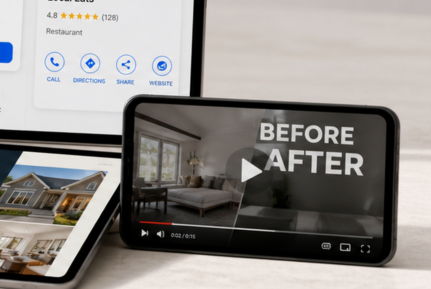 YouTube thumbnail and cover frame mockup